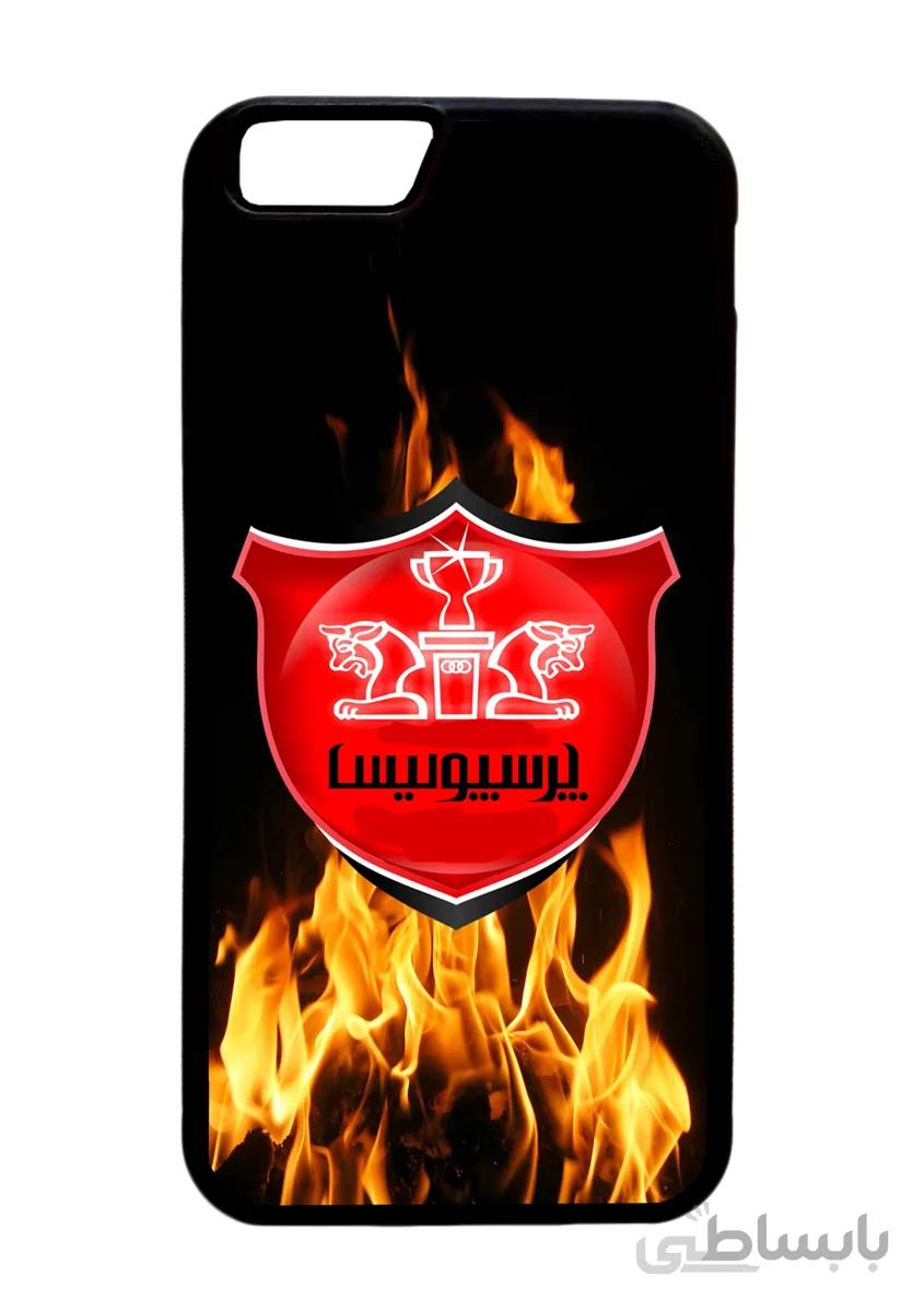 قاب موبایل آیفون طرح پرسپولیس آتشین