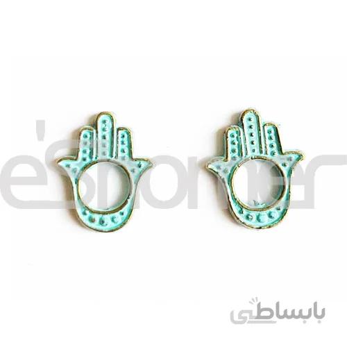 خرج کار پتینه طرح دست آویزی khp1014 بسته 4 عددی