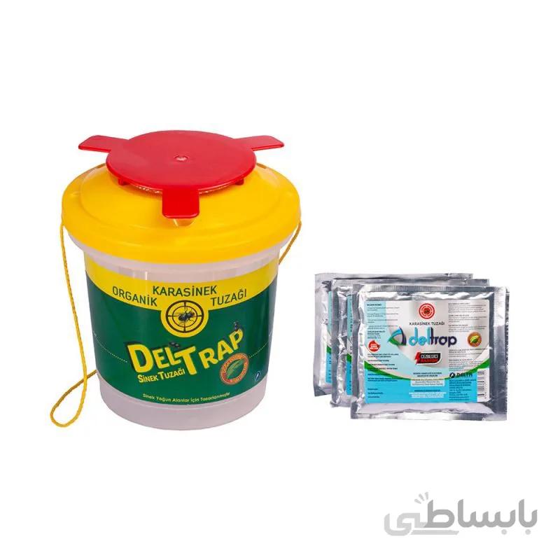 تله سطلی مگس دلتراپ با پودر جاذب مگس