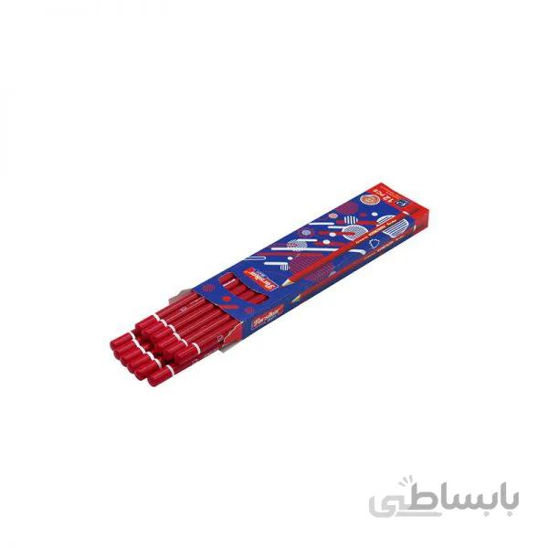 مداد قرمز پارسیکار مدل JM411 (بسته 12 عددی)