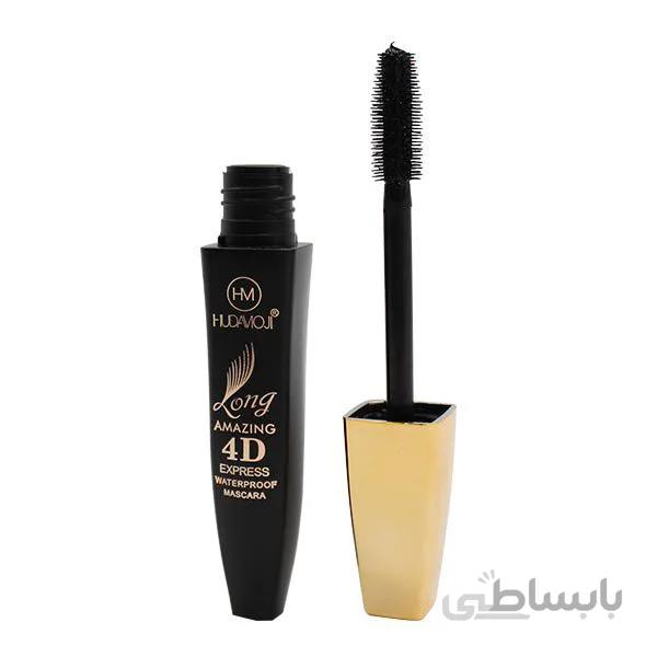 ریمل حجم دهنده ضد آب هدی موجی (Hudamoji Long Amazing 4D Express Waterproof Mascara)