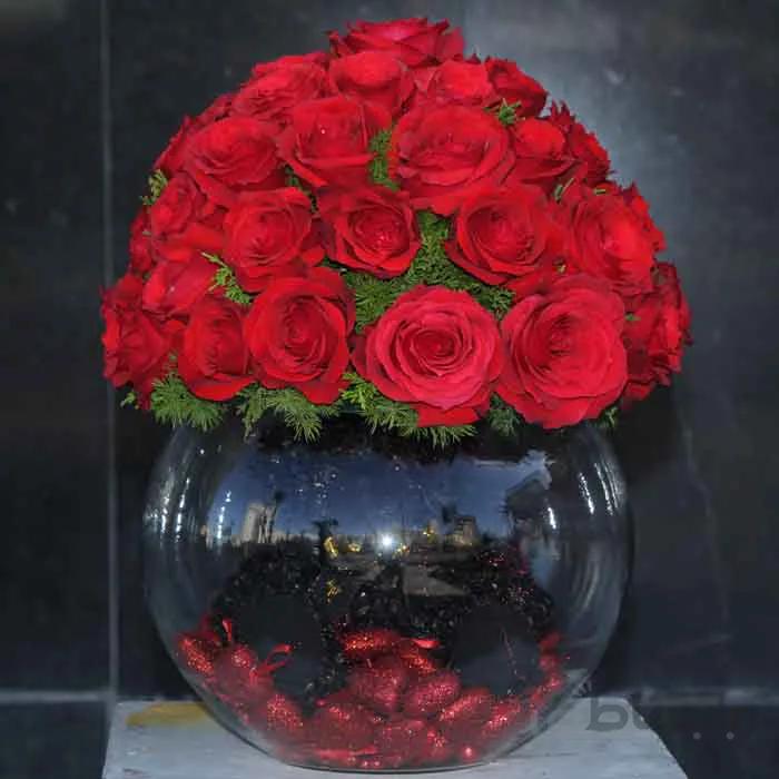 گلدان رز