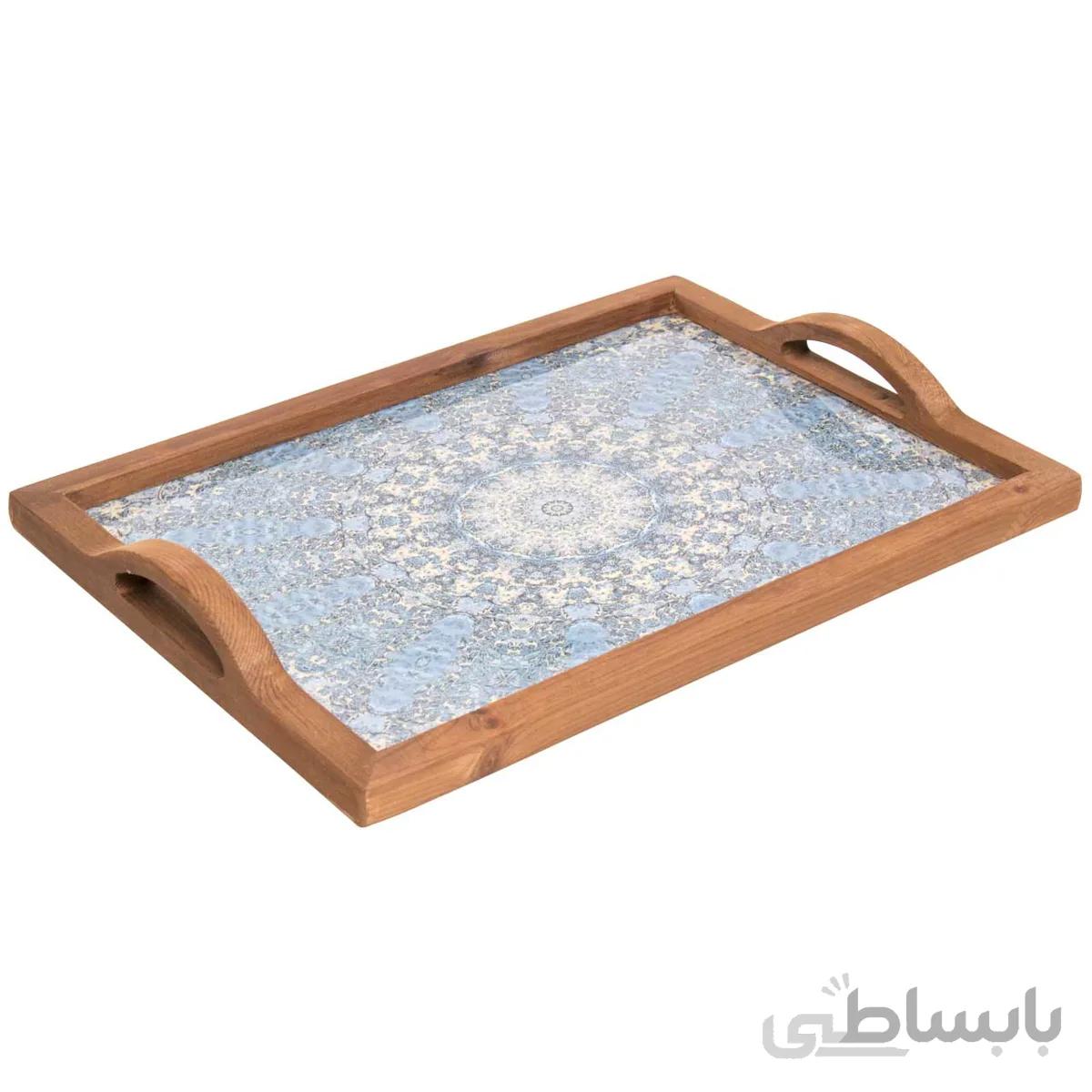 سینی چوبی طرحدار کد 70015