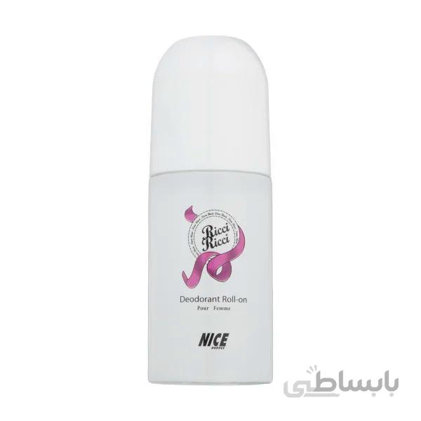 رول ضد تعریق زنانه نایس مدل Ricci Ricci حجم 60 میلی لیتر