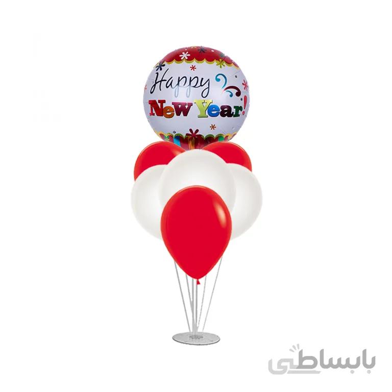 استند بادکنک 7 شاخه کریسمس مدل STA310