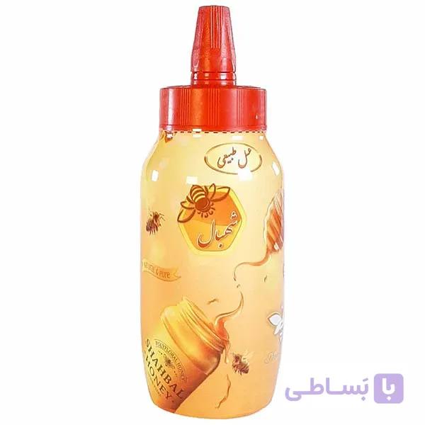 عسل طبیعی تک گل 500 گرمی شهبال در بسته بندی 12 عددی ا shahbal honey 500gr