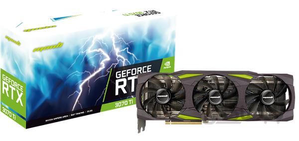 کارت گرافیک Manli GeForce RTX 3070TI LHR OC 8G/حافظه ۸ گیگابایت