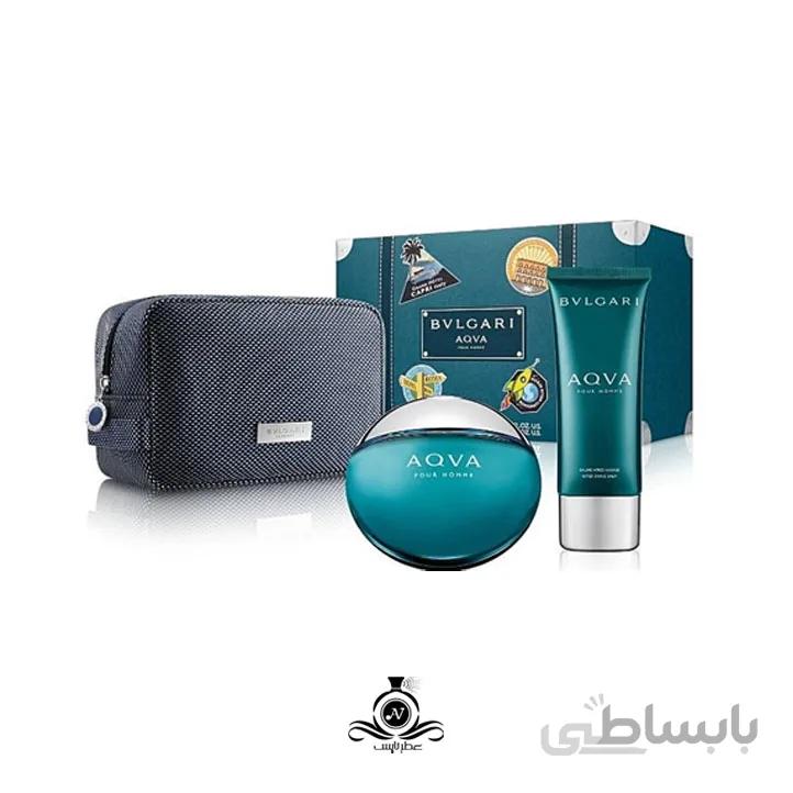گیفت ست اورجینال عطر مردانه بولگاری آکوا پورهوم Gift Set Bvlgari Aqva Pour Homme