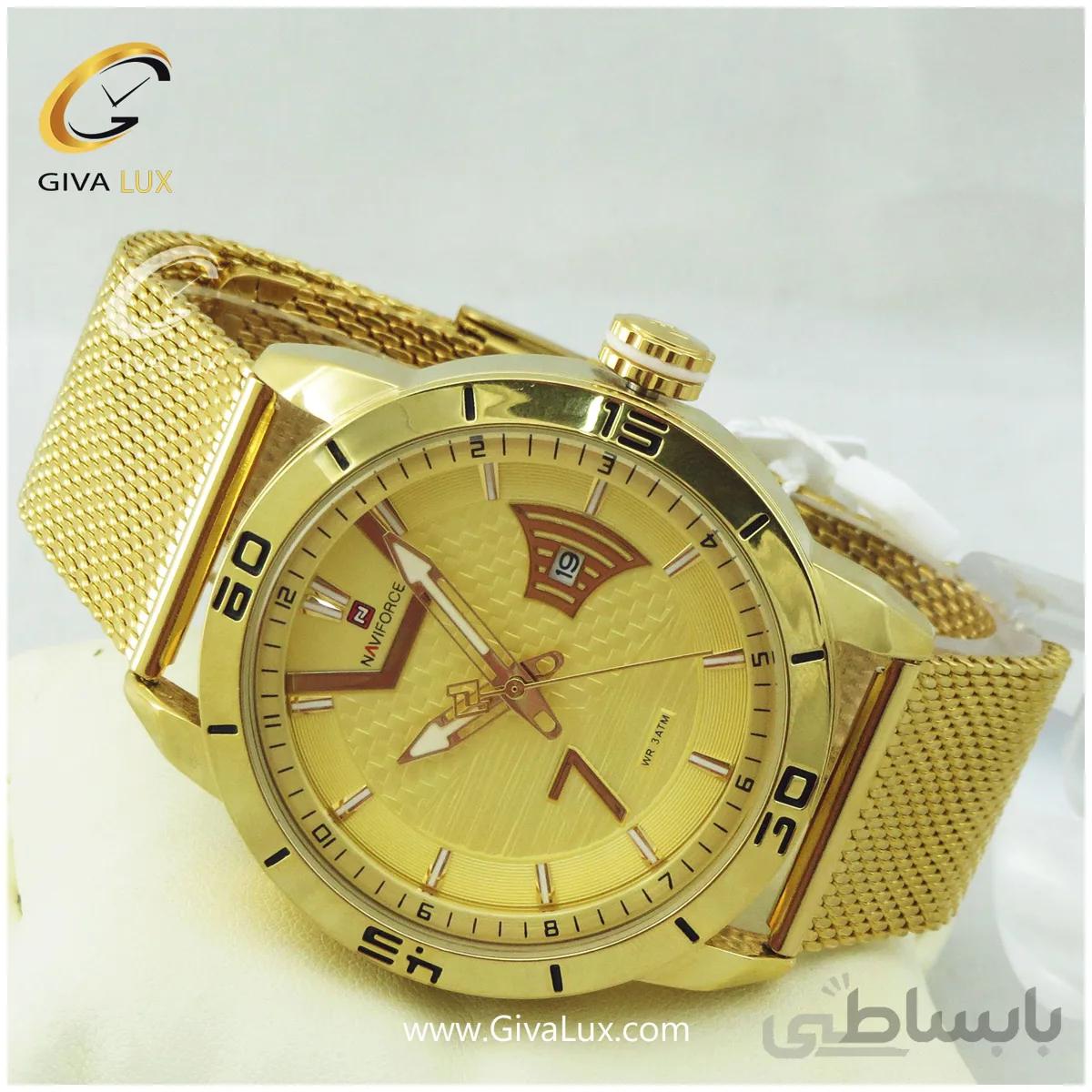 ساعت مردانه نوی فورس بند حصیری NF9155