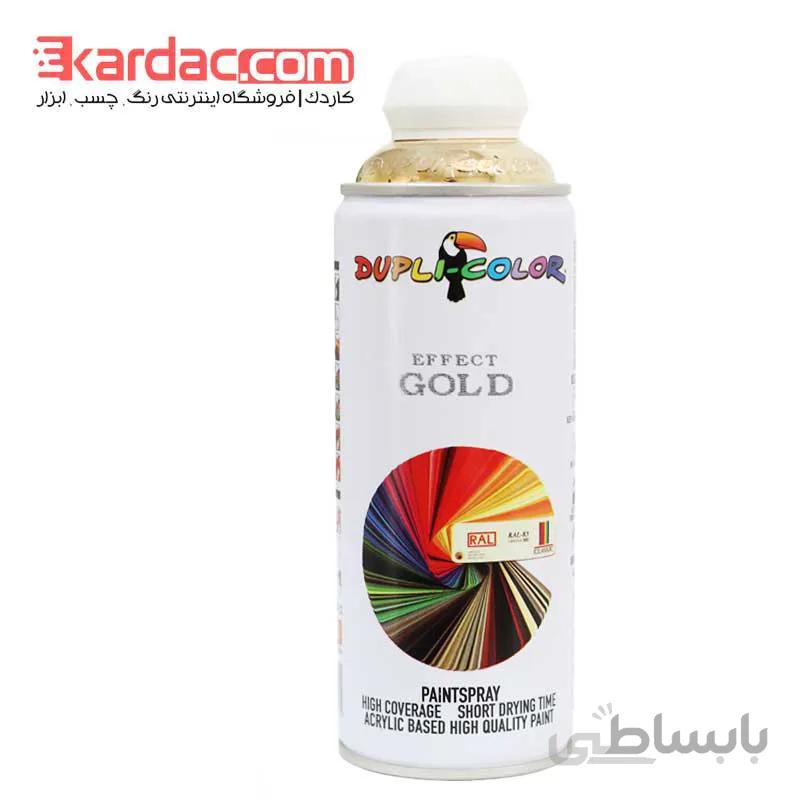 اسپری رنگ طلایی دوپلی کالر مدل Effect Gold حجم 400 میلی‌لیتر ا Dupli Color Effect Gold Spray