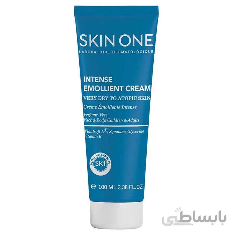 کرم امولیانت اینتنس پوست خیلی خشک تا آتوپیک اسکین وان ا Intense Emollient cream very dry to atopic skin 100ml SKIN ONE