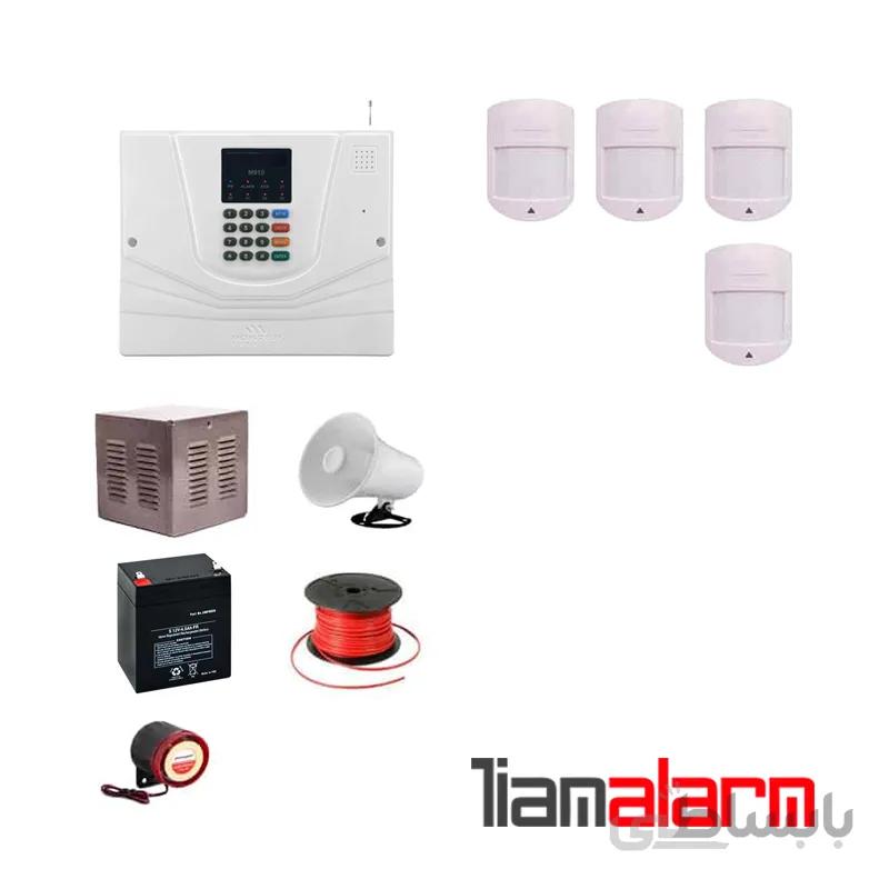 پکیج دزدگیر اماکن باسیم مدل مستر سیم کارتی و تلفنی M930H64