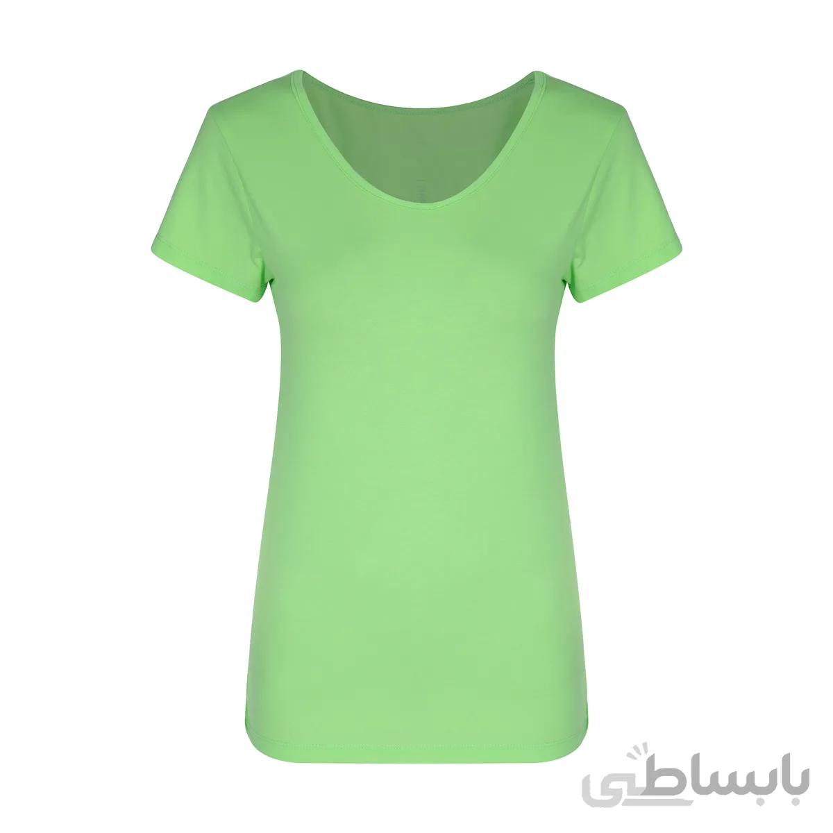 تیشرت یقه گرد زنانه کد 601503