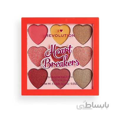 پالت سایه ۹ رنگ آی لاو رولوشن / Revolution Heart Breakers Courage Shadow Pallete