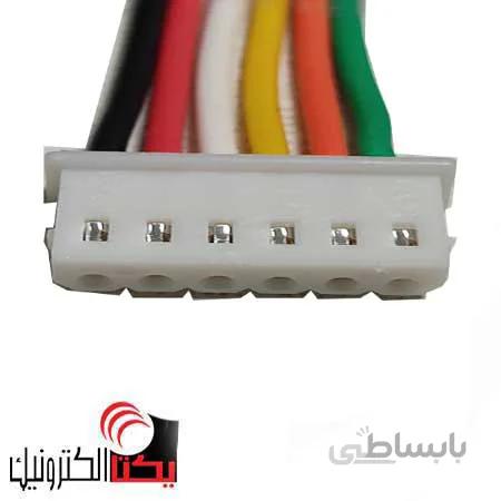 کانکتور5264 یا پینگرد مادگی سیم دار 2.50 میلی متری 6 پین
