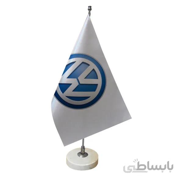 پرچم رومیزی طرح لوگوی فولکس واگن کد pr85