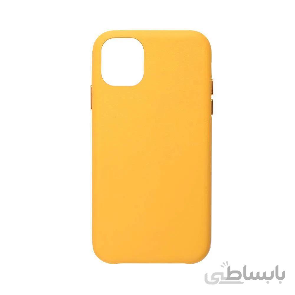 قاب زرد طرح چرم آیفون 11 JCPal مدل iGuard
