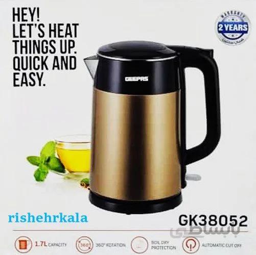 کتری برقی جی پاس مدل GK38052 ا (شما لایق بهترین ها هستید) _ Geepas Electric Kettle GK38052
