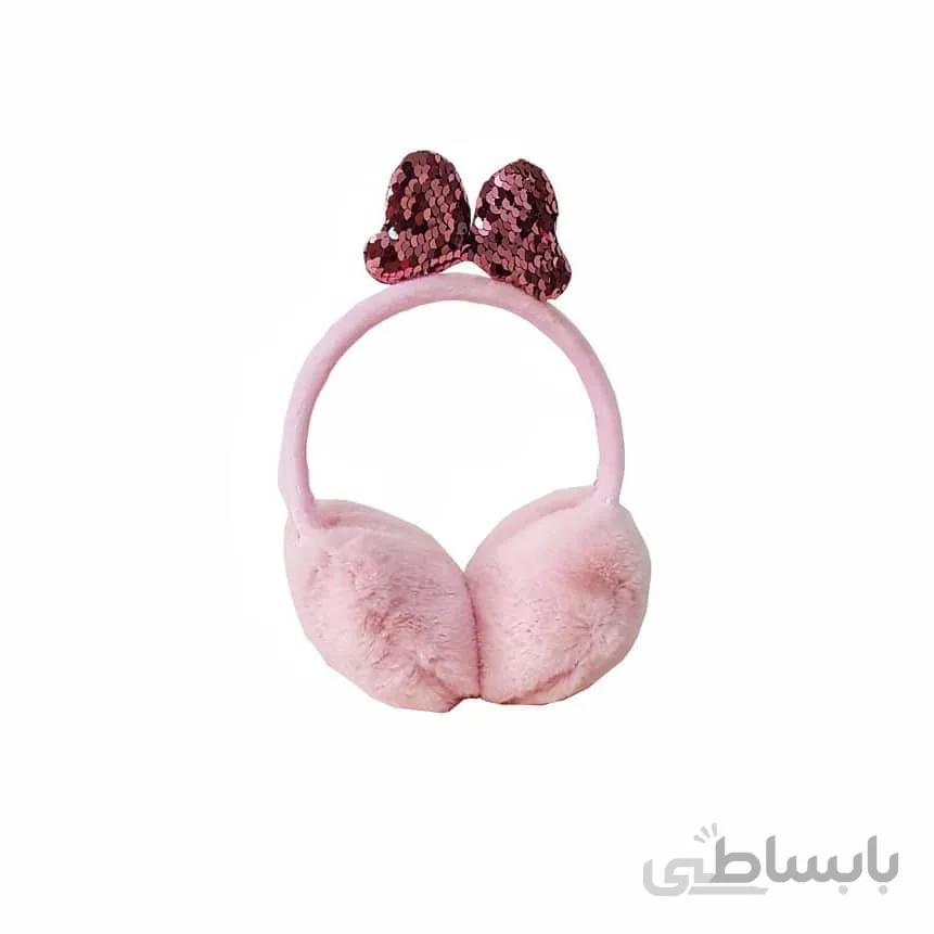گوشبند دخترانه پاپیونی پولکی
