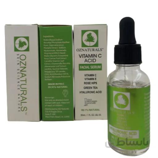 سرم ضد لک و روشن کننده صورت OZnaturals مدل Hyaluronic Acid
