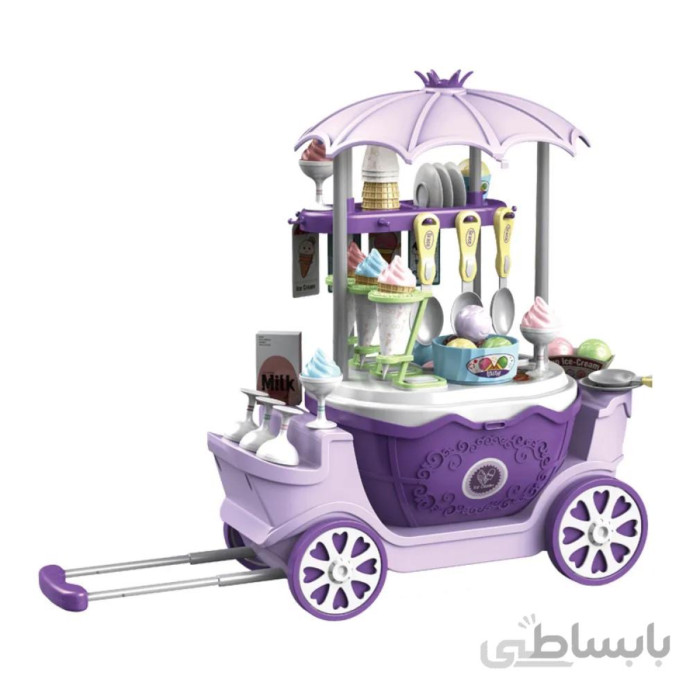 اسباب بازی ست بستنی فروشی 4 حالته 69 قطعه مدل 4IN1 Surprise Shop Ice Cream 69 Pcs