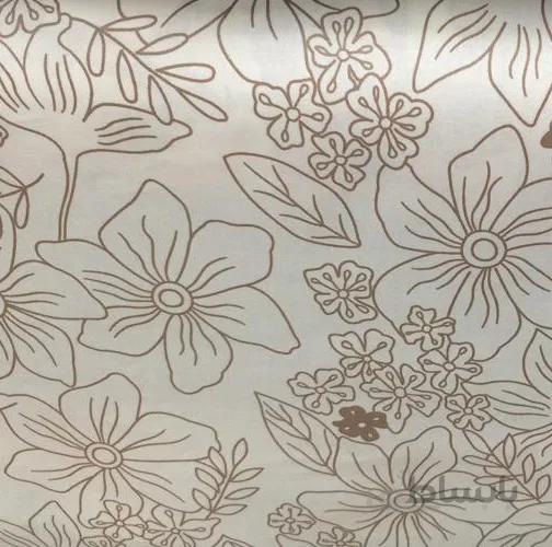 رومیزی سفره ای 4 نفره گرد قطر 140 طرح نرگس