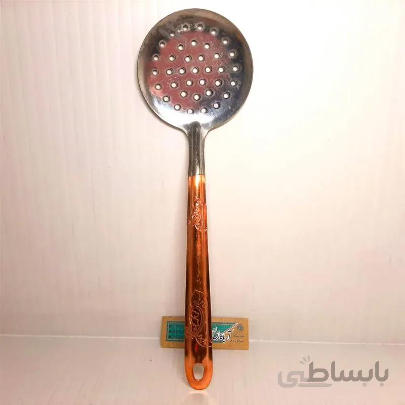 کفگیر مسی سرسفید 31 س کد 13263266440