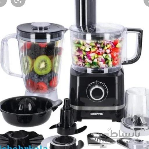 غذاساز 10 کاره جی پاس مدل GSB5487N ا (شما لایق بهترین ها هستید) _ Geepas Food Processor GSB5487N
