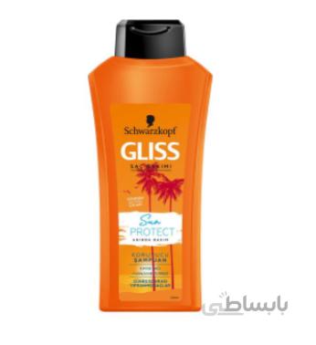 شامپو محافظت کننده مو گلیس 525 میل ا SCHWARZKOPF Gliss Sun Protect Shampoo 525ml کد 558972