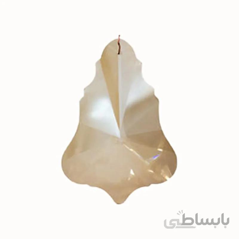 آویز برگی دوطرفه شامپاین