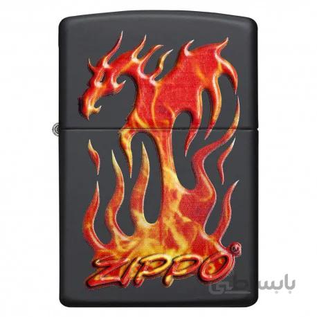 فندک اصل زیپو مدل 29735 | آمریکا | Flaming Dragon