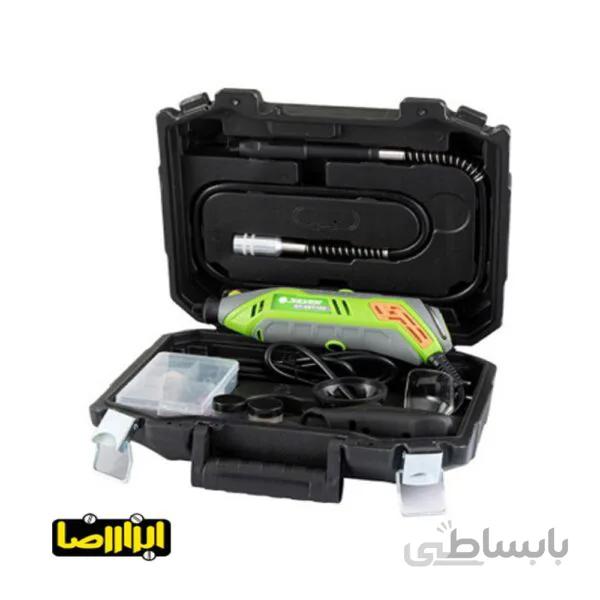 ست 100 پارچه فرز انگشتی سیلور 135 وات مدل GT-SET100