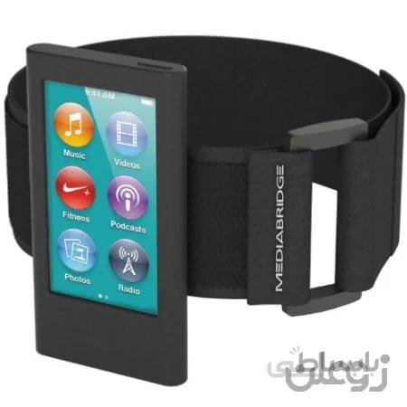 Armband Mediabridge برای iPod Nano - نسل هفتم / نسل هشتم (سیاه) - مدل AB1 (قسمت # AB1-IPN7-BLACK)