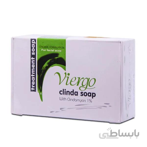 صابون کلیندا ویرگو ا Clinda Treatment Soap For Facial Acne Viergo