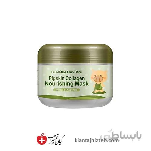 ماسک کلاژن ساز bioaqua ضدچروک حجم 100 میل