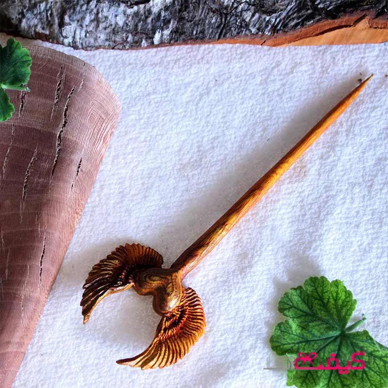 گیره مو قلب پرنده