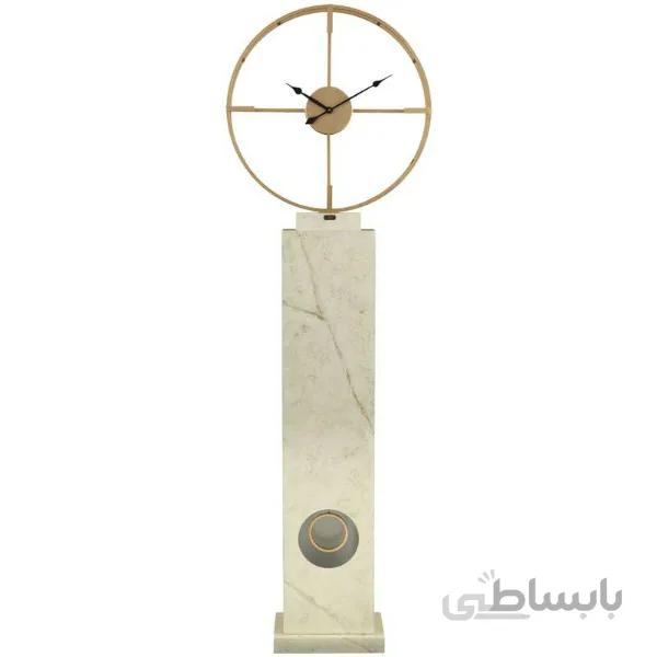 ساعت ایستاده و کنار سالنی لوتوس مدل 14140 سفید
