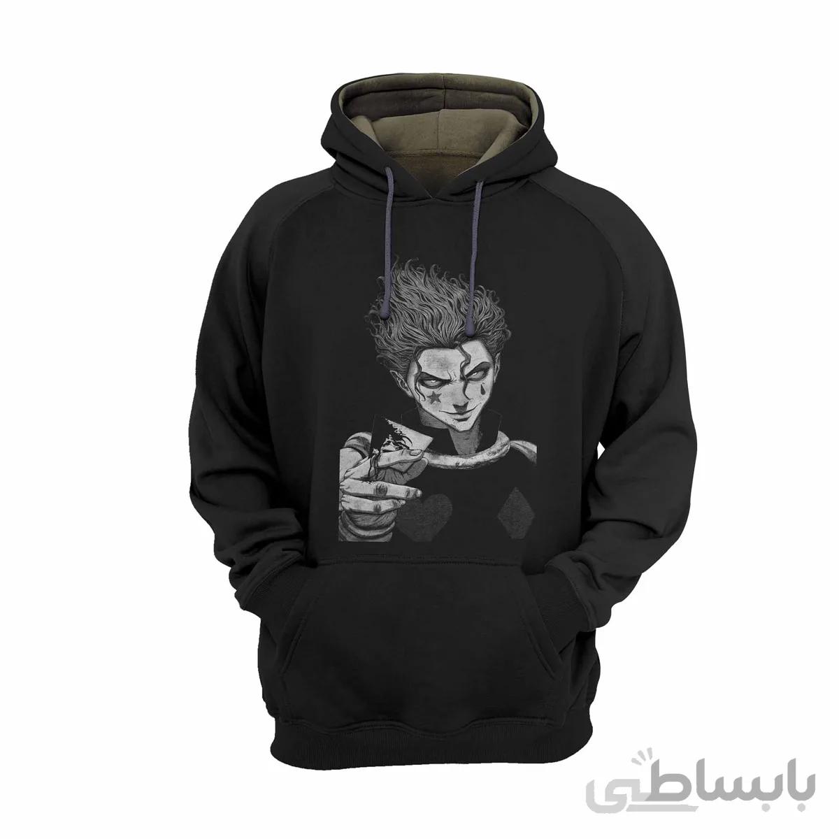 هودی مشکی طرح انیمه هانتر x هانتر Hunter × Hunter