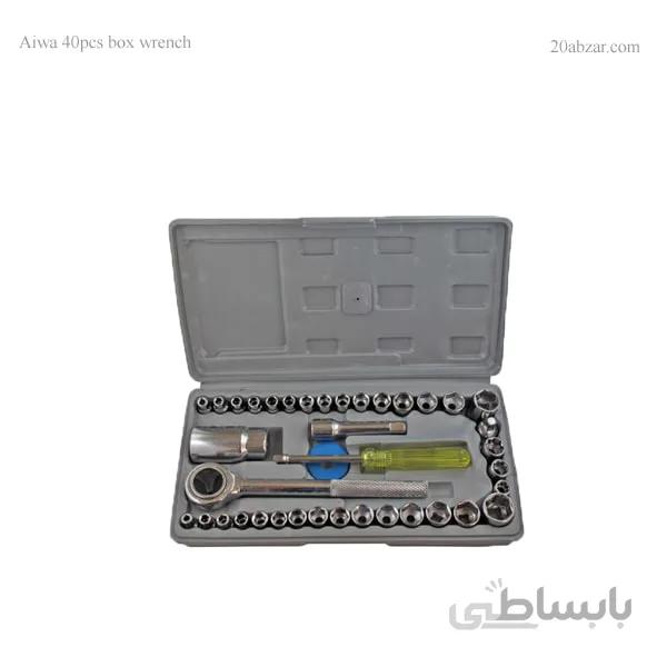 مجموعه ۴۰ عددی آچار بکس و دسته آچار آیوا