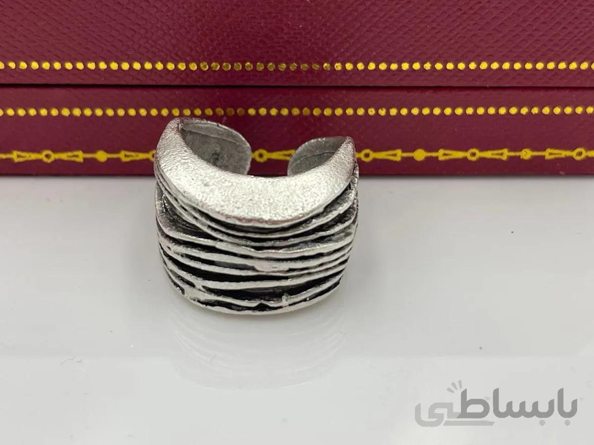 انگشتر ورشو طرح تنه درخت فری