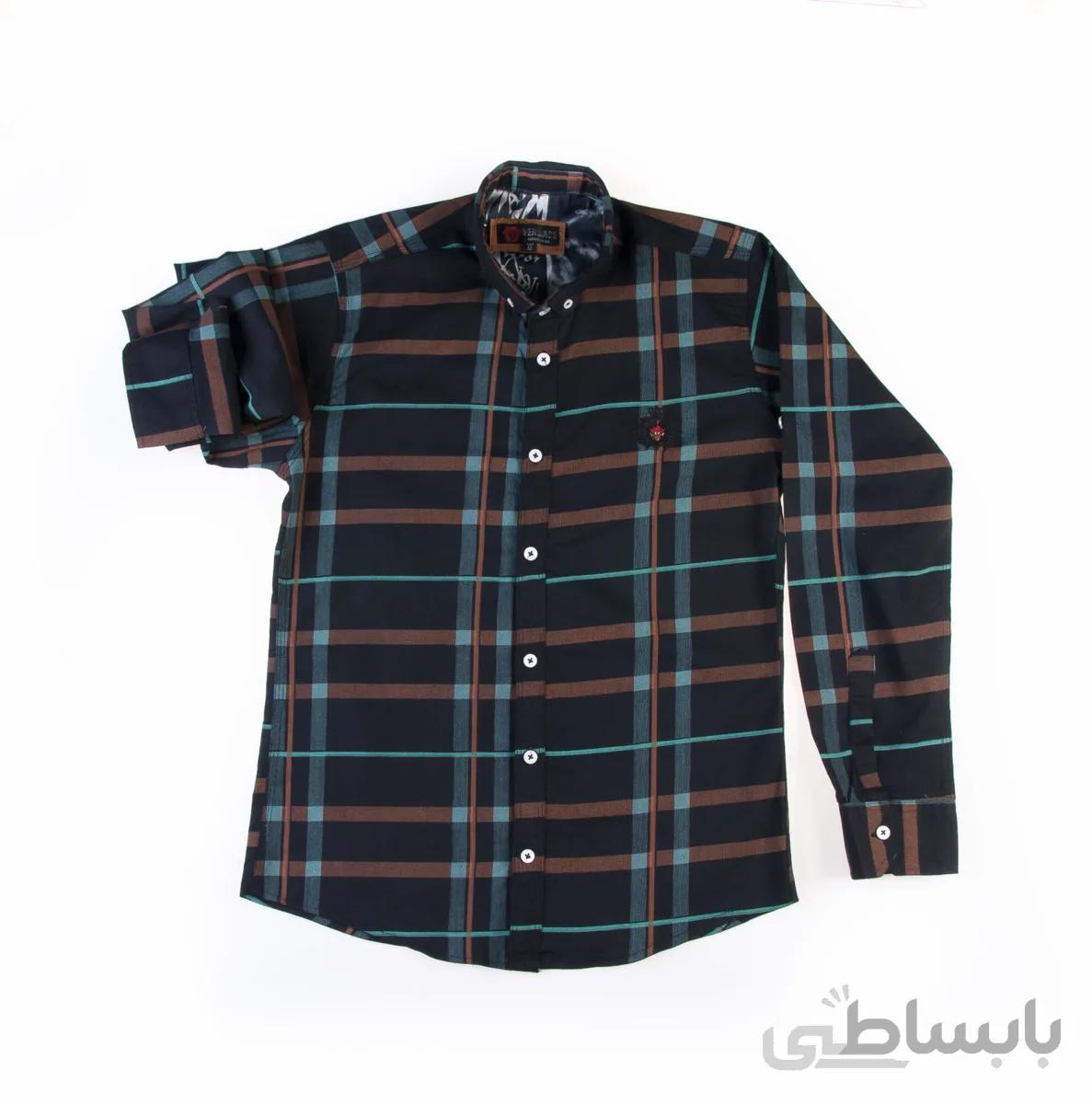 پیراهن طرحدار مردانه P1015