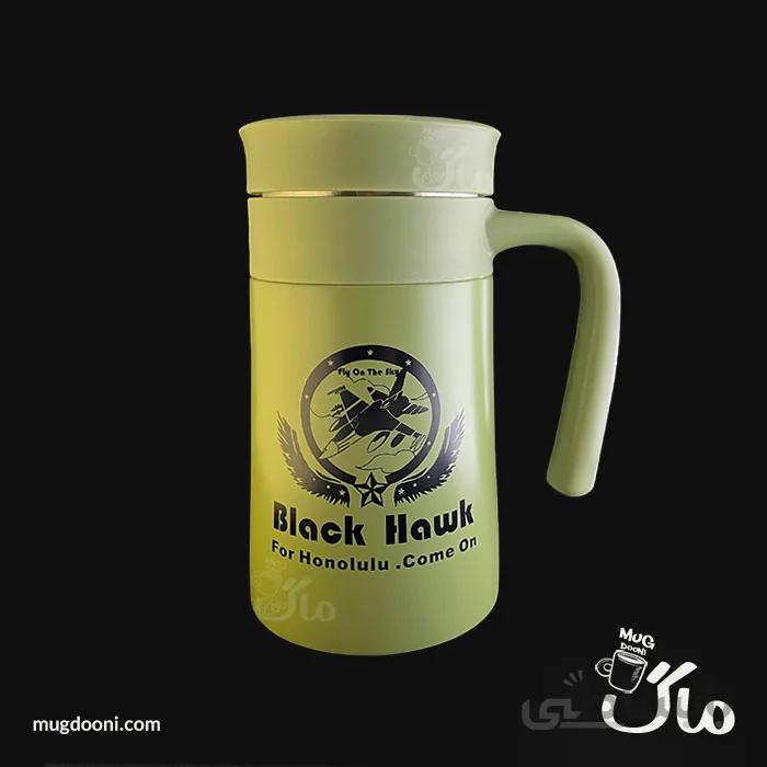 تراول ماگ و ماگ سفری دولایه دسته‌دار مدل DWX-5032