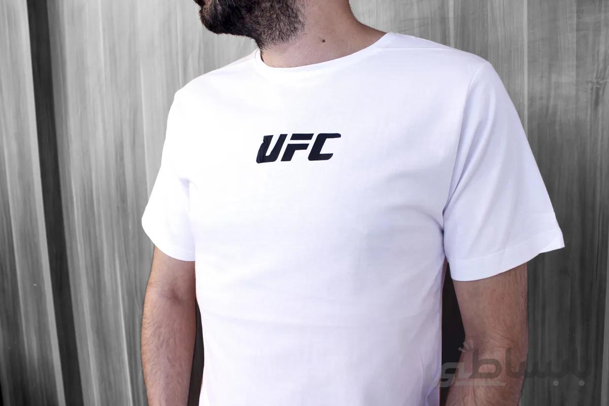 تیشرت مردانه مدل UFC سفید