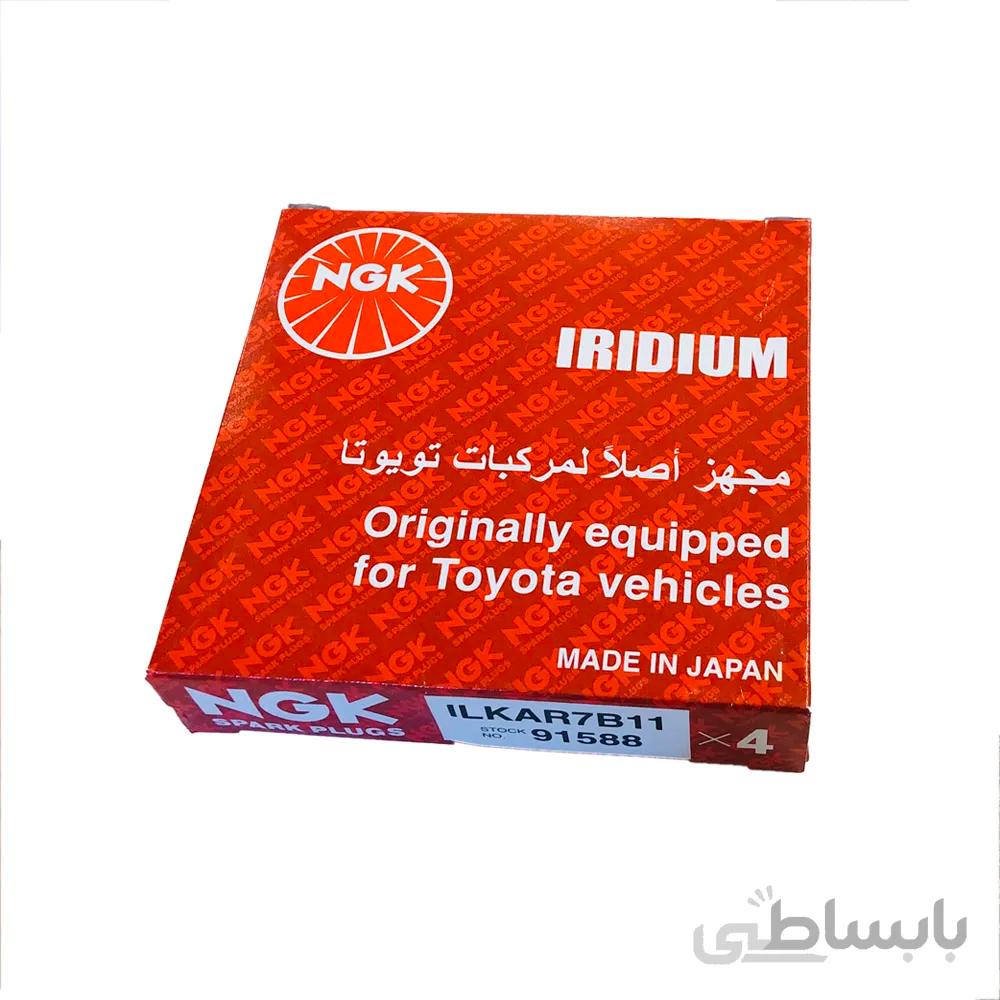 شمع خودرو انجیکا NGK مدل ILKAR7B11 91588 دوبل ایریدیوم (اصلی)