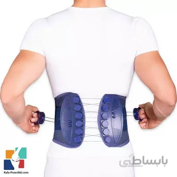 کمربند طبی سایبرتک (قرقره ایی) تن یار کد 4360 - فری سایز
