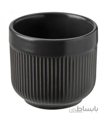گلدان سفالی ایکیا مدل GRADVIS رنگ مشکی