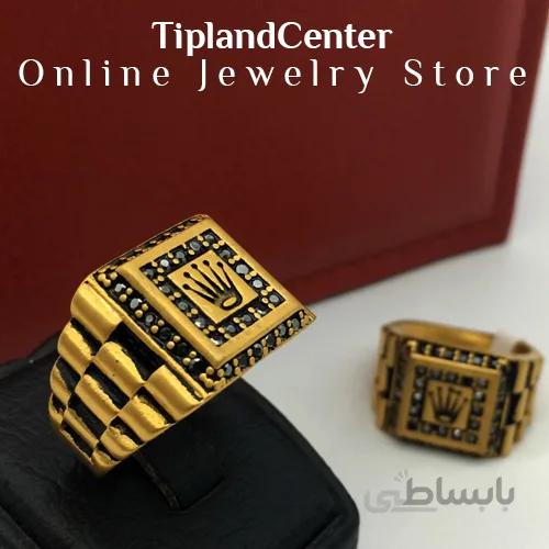انگشتر طرح رولکس استیل