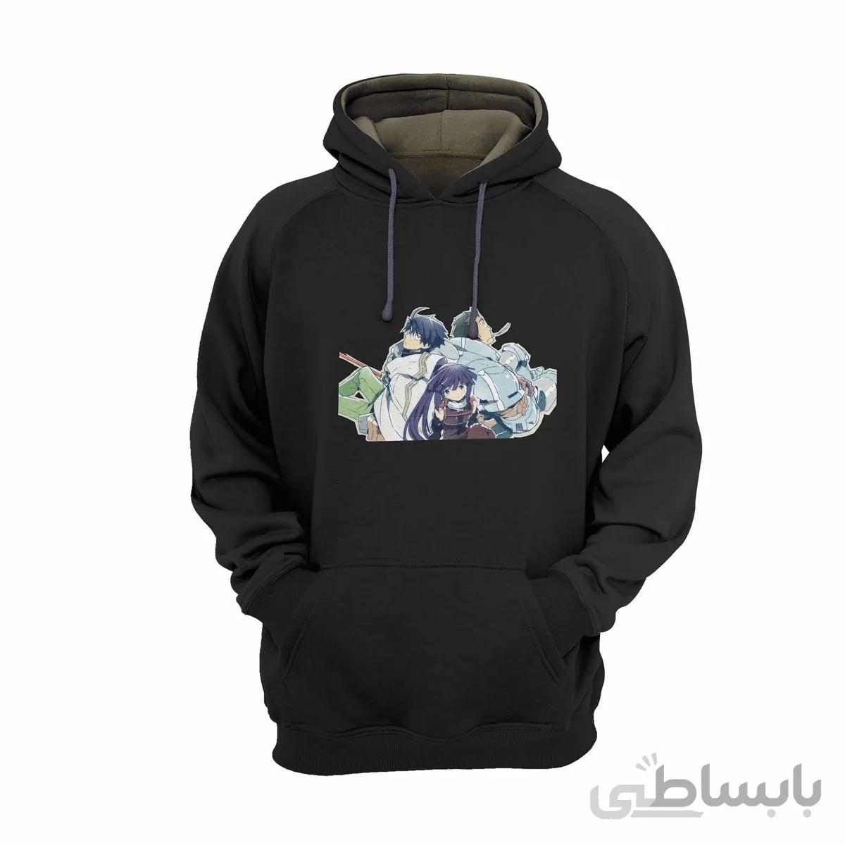 هودی مشکی طرح انیمه ورود به افق Log Horizon کد KCT10461
