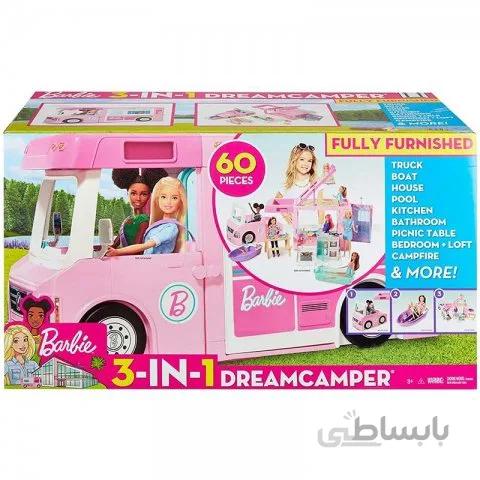 ماشین و وسایل کمپ باربی Dreamcamper کد GHL93-9C56