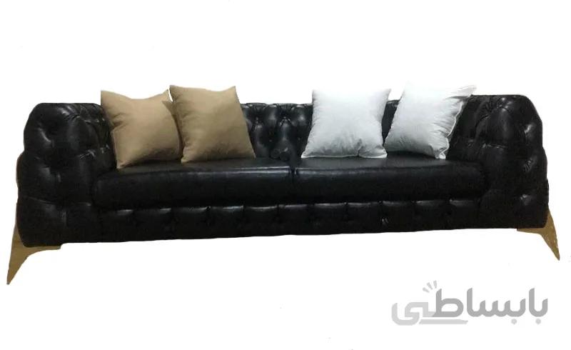 کاناپه چستر نابی تک مدل رُزا